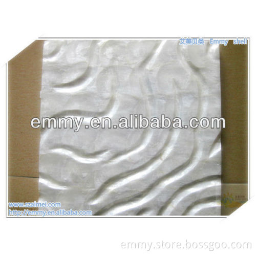 Capiz mother of pearl oyster shell mosaic wall tile shell wall panel